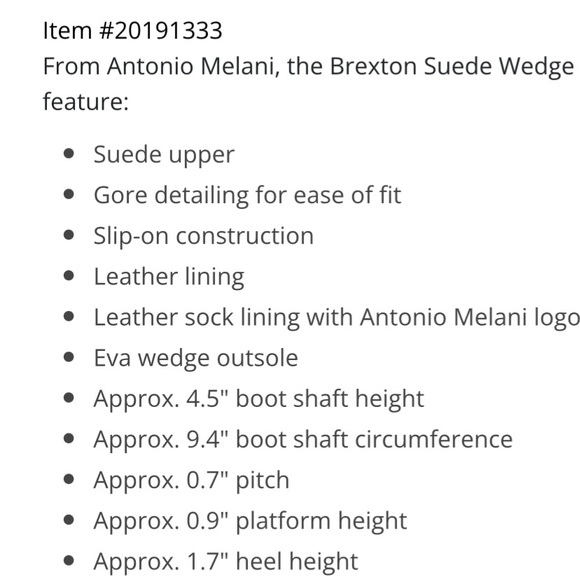 Antonio Melani Brexton Wedge Bootie - Picture 7 of 7